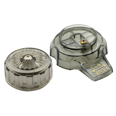 Thrifco Plumbing Mixet Volume Control Knob Handle, Smoke Acrylic, Replaces Danco 4402567